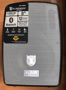 Kaiser MSA-9908BT Kit de Bafle Amplificado Inalámbrico Profesional