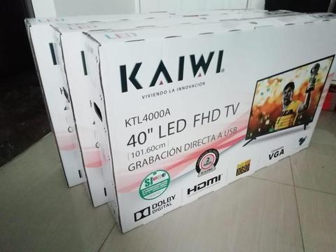 Televisores KAIWI LED 40” Full HD nuevos con garantía