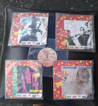 Discos de vinilo de 7 pulgadas y 12 pulgadas LP (long play) 33 RPM y 45 RPM (revoluciones por minuto)