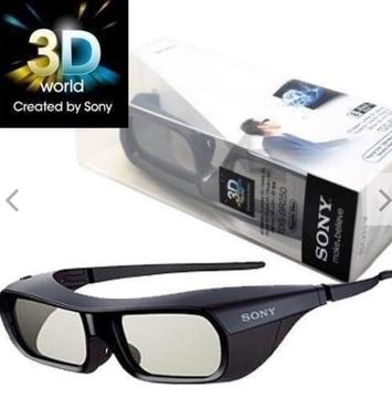 2 Gafas 3D Active Shutter Tamaño M ,color negro