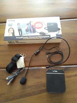 Amplificador Personal Portatil VTA Recargable 10w Con Microfono
