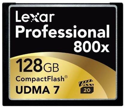 COMPACTFLASH LEXAR PROFESSIONAL 800X, 128GB