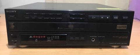 Multi Compact Disc Player 5 Cds Sony Cdpc315m Usado Ok