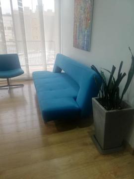 Sofa Cama Azul