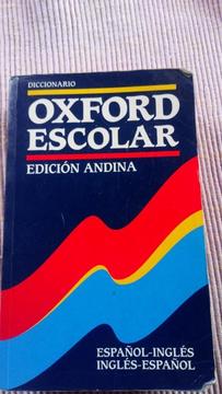 Diccionario Oxford Escolar. Edicion Andina. ingles-español
