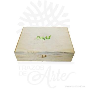 Caja fichero en madera de pino de 35 x 25 x 9 cm en crudo – Precio COP