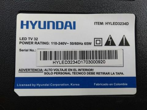 Tv Hyundai Hyled3234d para Repuestos