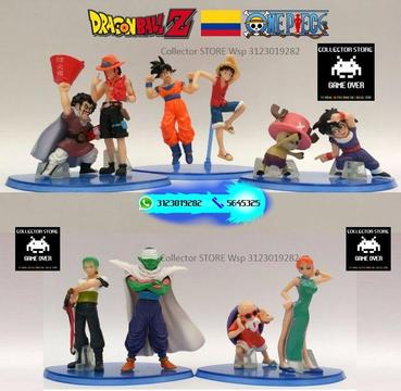 Dragon Ball Z Vs One Piece Colección X 10 Figuras