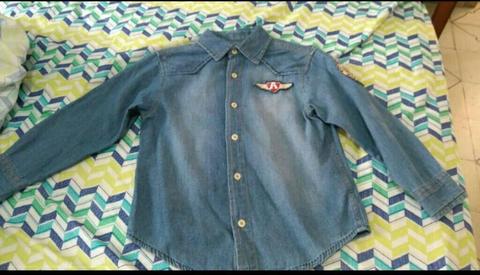 Camisa de Jean talla 8 para Niño