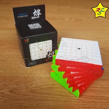 7x7 Spark Qiyi Cubo Rubik Alta Gama Speedcube Records