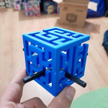 Puzzle Laberinto Maze Cube 3d Cubo Rubik Sacar Cruz