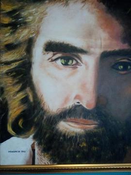 Cuadro Pintado en Oleo Principe de Paz