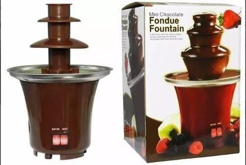 Fuente De Chocolate Fondue Fountain 3 Niveles Mini Nueva 3143393760