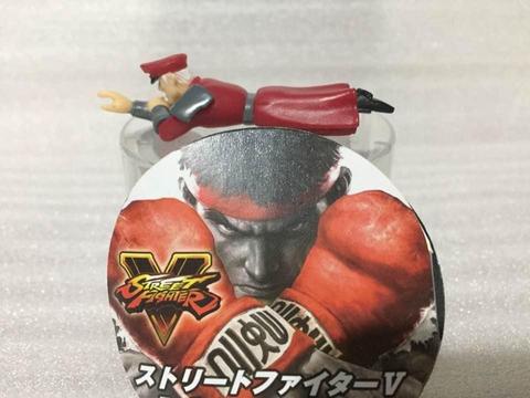 Mini Figura Mike Bison Street Fighter V Personajes PS4 PVC Coleccion Yupi PS3