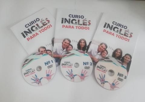 curso de ingles 3 tomos y 3 dvd