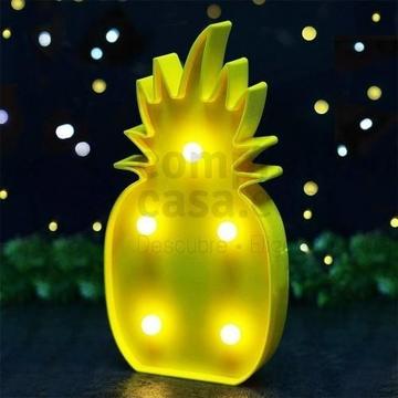 Lampara Piña 3D LED Decorativa RF XWD2 Iluminación Para Fiestas 5 pines luminosos