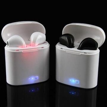 Audífonos Inalámbricos Bluetooth I7s Cargador Estuche Blanc