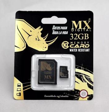 Memoria Micro Sd 32gb Clase 10 Gold Mx Digital Obsequio