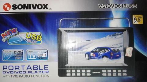 Dvd Portable Reproductor de Vcd con Tv