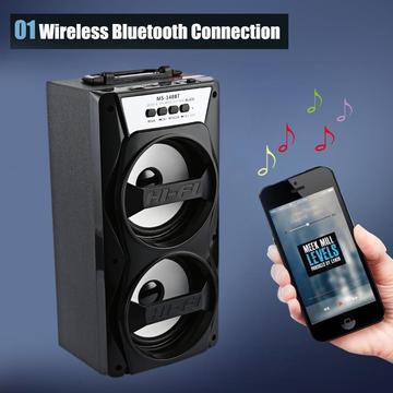 Reproductor Portatil Bluetooth Usb Fm