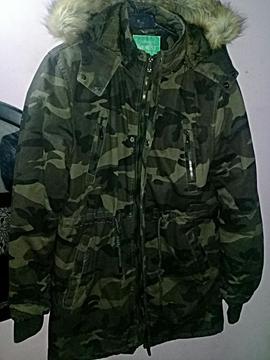 Chaqueta Gaban Militar Verde Everest