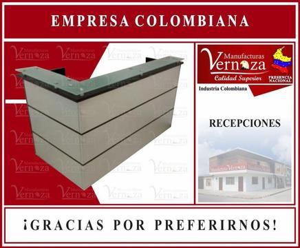 IMPRESIONANTES RECEPCIONES LIMPIAS, FABRICAMOS MUEBLES PARA SALONES DE BELLEZA