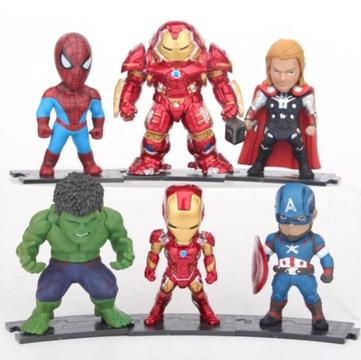 Figuras Avengers Coleccion Set X 6 Unidades