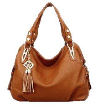 Bolso beige claro de cremallera elegante para dama