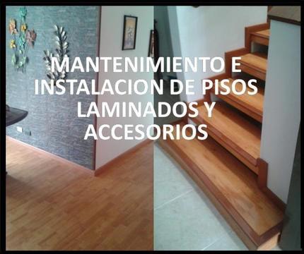 PISO LAMINADO, PVC , TECHO, GUARDAESCOBA Y PERFILERIA