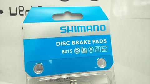 Bandas pastillas bicicleta freno disco Shimano B01S Resina