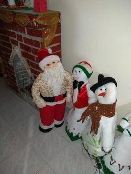Navidad Derretidos Y Papa Noel Grandes