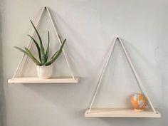 Repisas decorativas con yute