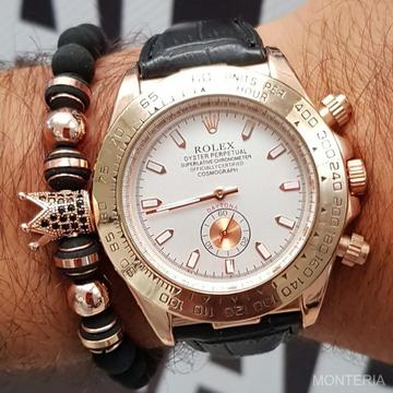 Reloj Rolex negro fondo blanco a la venta para caballero