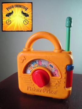 PULGAS Juguete Infantil Fisher Price Radio Vintage Pulgas Ciberneticas