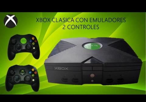 Xbox Clásica con 2Controles Y Emuladores