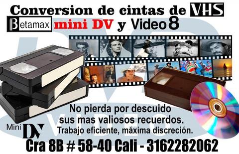 Converta sus cintas de VHS, VHSC, a DVD o USB