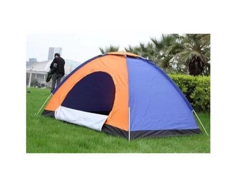 Carpa Camping 6 Personas 2x 2.5 X1.5mt Impermeable Con Malla