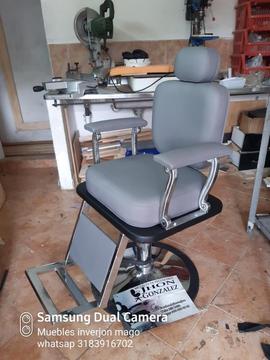 silla para barberia
