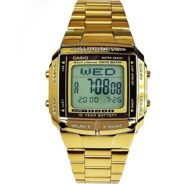 Reloj Casio Dorado Y Plata Db360 Retro