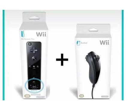 Combo 2 X 1 Control Remoto Wii Y Wii U Nunchuk Motion