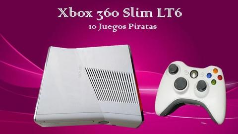 Xbox 360 Slim Blanca Muy bien Conservada LT6