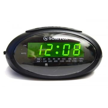 Radio Am/fm Reloj Despertador Digital Sonivox Origina Alarma