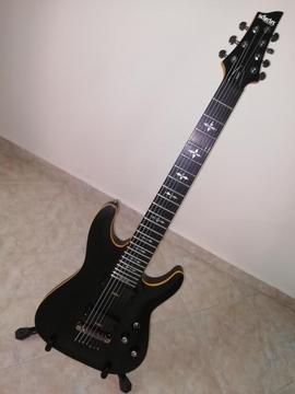 Guitarra Electrica Demon 7 ABSN Schecter