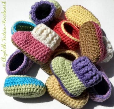 Botas en Crochet para Bebe