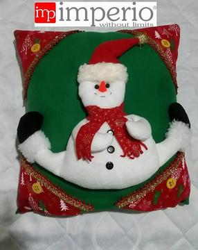Cojin botones navidad