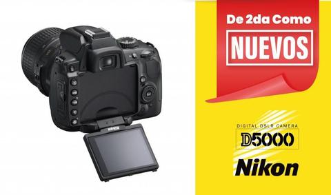 Nikon D5000 Camara Reflex Pantalla Abatible