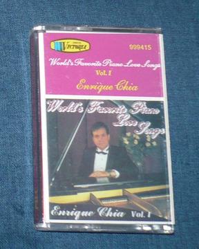 Enrique Chia World's Favorite Piano Love Songs Vol I Cassette Casete