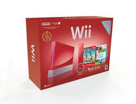 Consola Wii roja