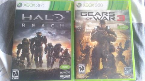 Halo Reach Y Gears Of War 3 2x1