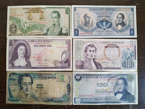 Billetes Antiguos Colombianos
